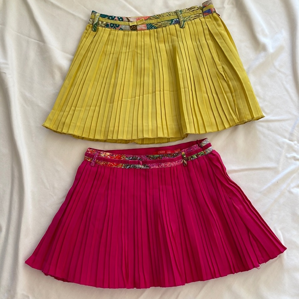 Oilily pair of pleated skirts sz 6